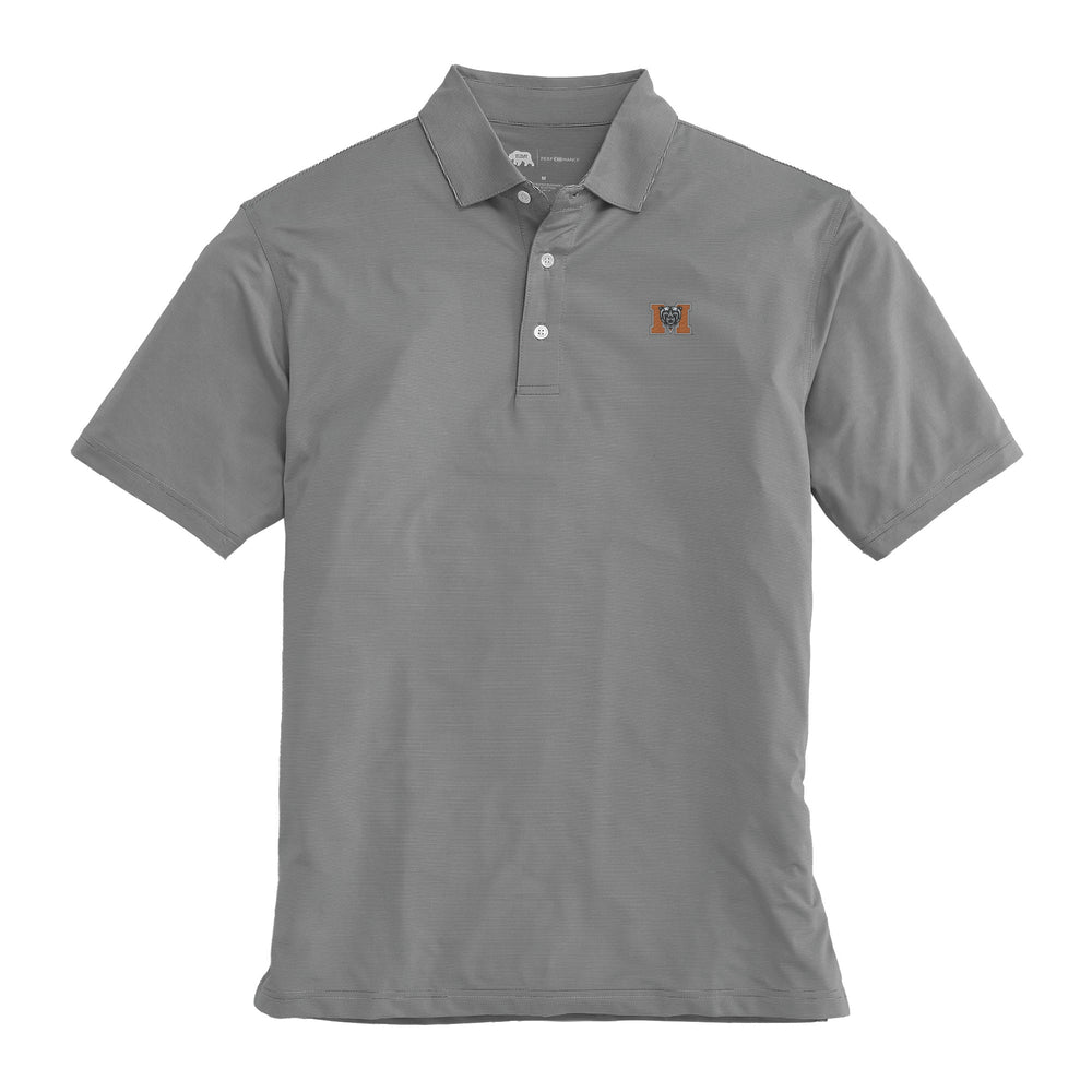 Hairline Stripe Mercer Performance Polo: Nine Iron