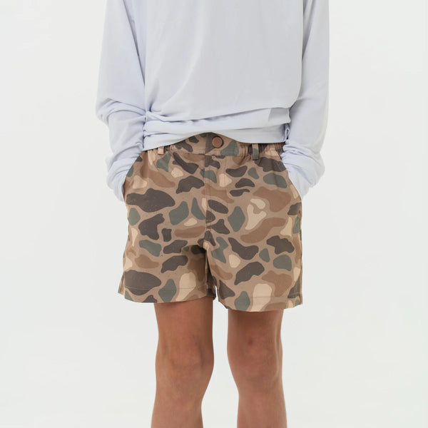 Youth Everyday Short - Pintail Camo - Brown Pocket