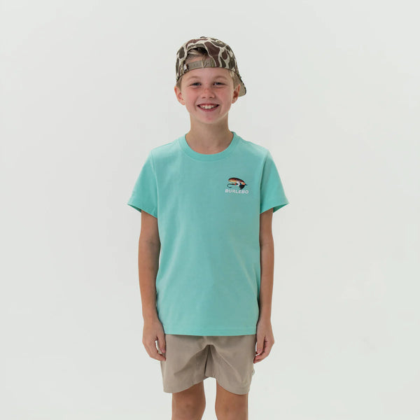 Youth Tee - Burlebo Outdoors Angler - Island Reef