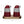Stoneware Santa Shaped Salt & Pepper Shakers w/ Acacia Wood Tray