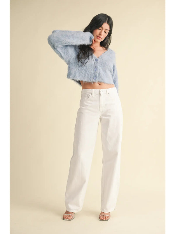 Optic White - Relaxed Straight