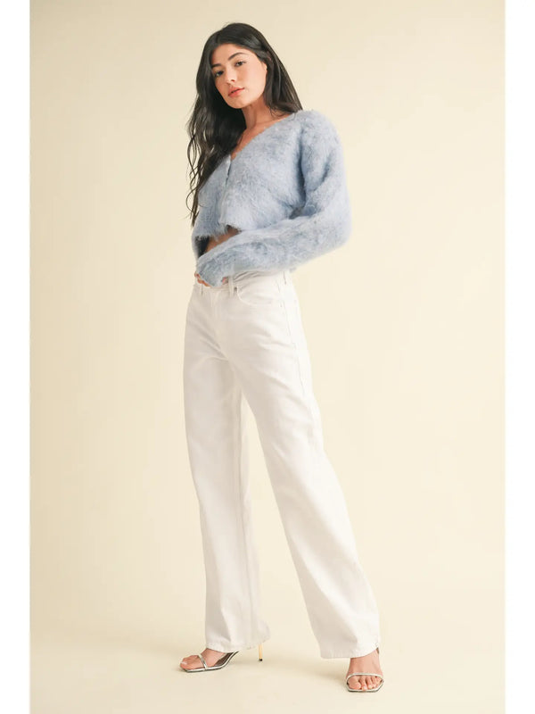 Optic White - Relaxed Straight