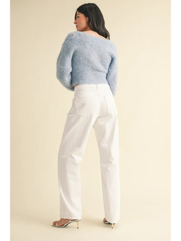 Optic White - Relaxed Straight