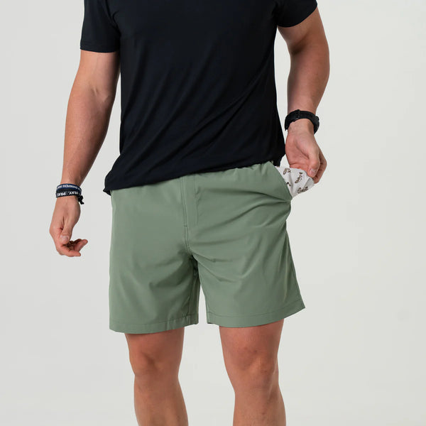 Everyday Short - Light Sage - Fish Toss Pocket