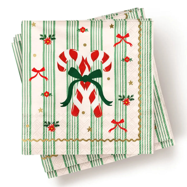 Holly Jolly Paper Cocktail Napkins