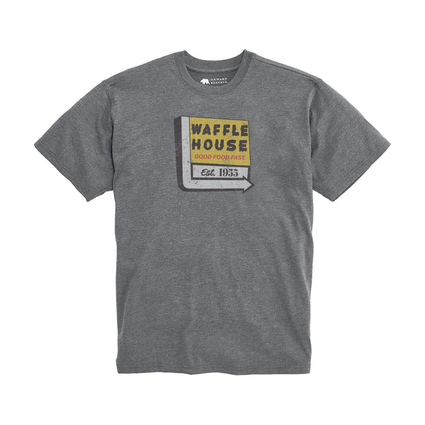 Waffle House Marquee Vintage Wash Tee - Granite