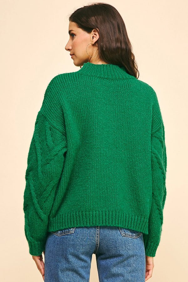 V-Pattern Sweater Pullover