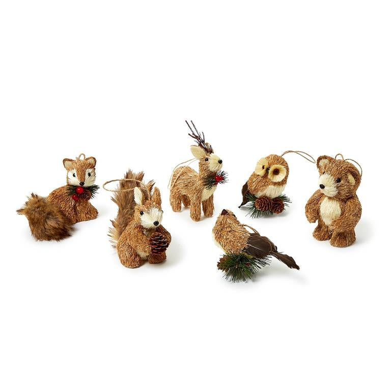 Woodland Hand-Crafted Animal Ornament