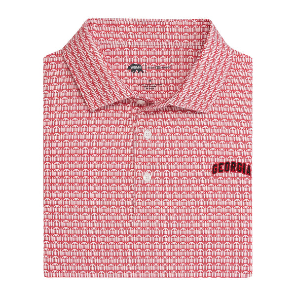 UGA Arches Printed Performance Polo