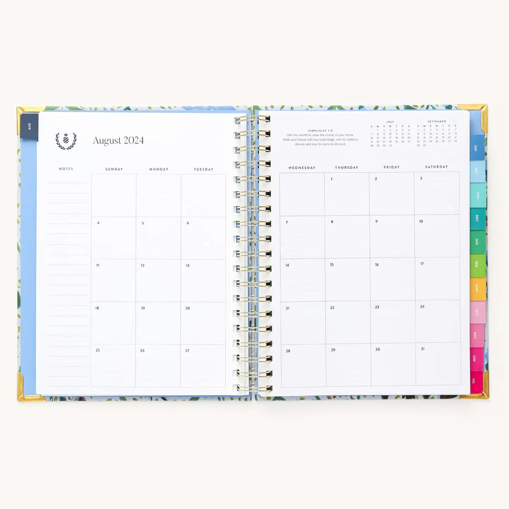 2024-2025 Weekly, Simplified Planner, Beaufort Birdies