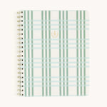 Notebook, Pistachio Plaid