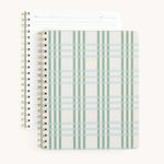 Notebook, Pistachio Plaid