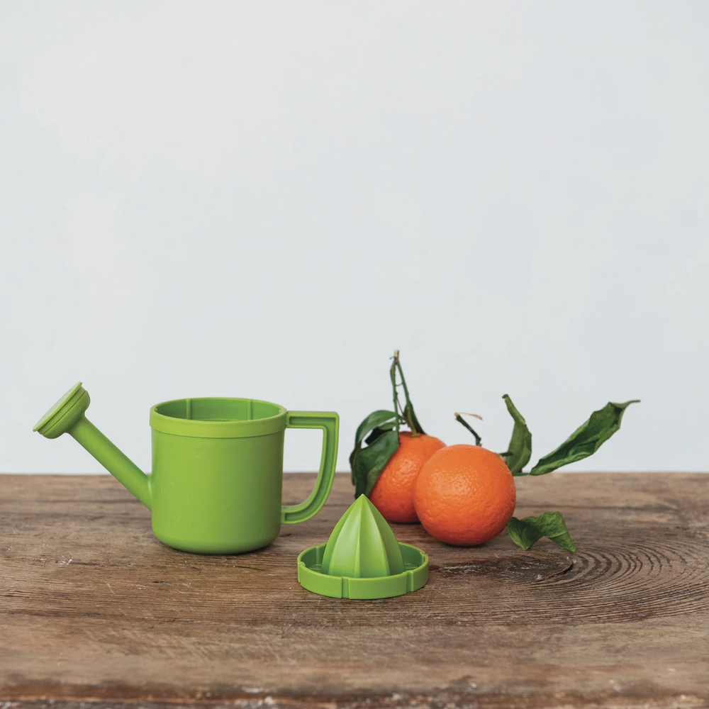 Plastic Watering Can Shaped Juicer/Pitcher, Green