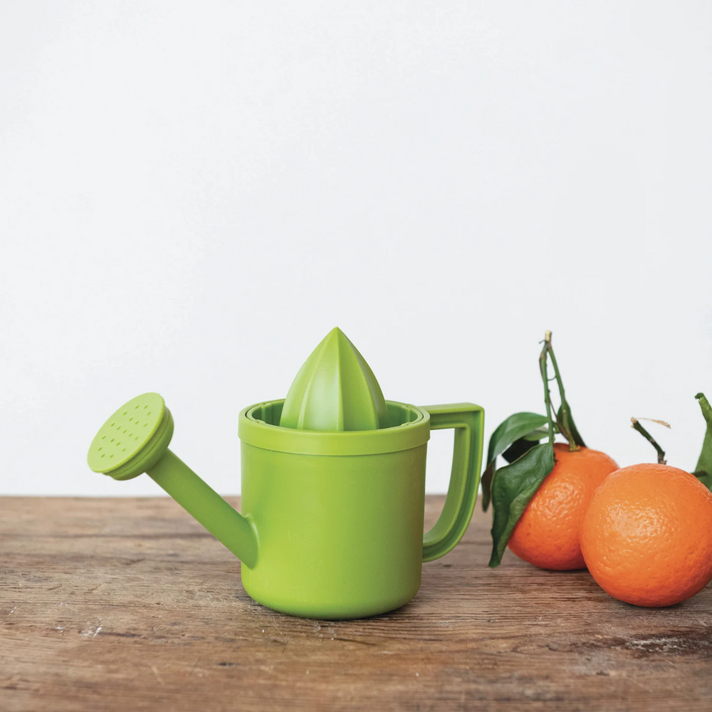 Plastic Watering Can Shaped Juicer/Pitcher, Green