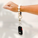 Hands-Free Silicone Beaded Keychain Wristlet -Keep It Classy