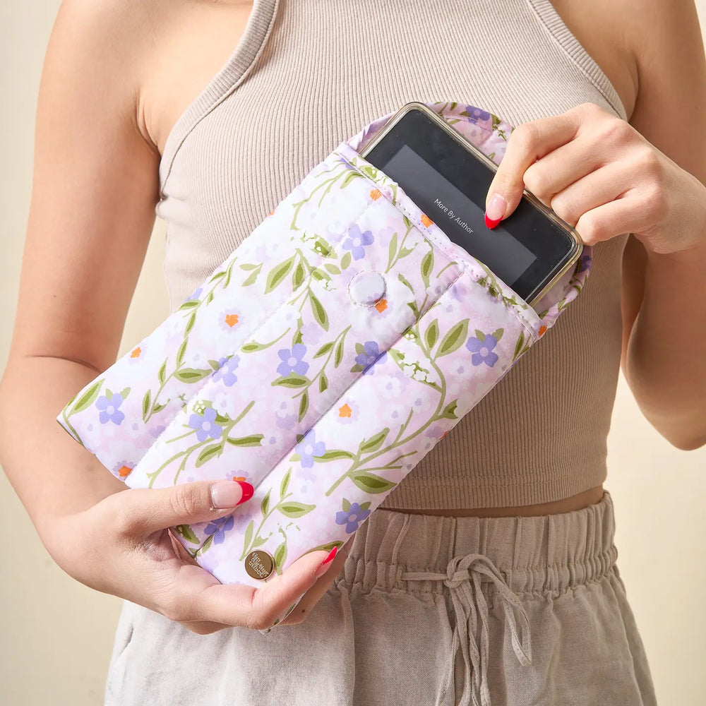 Kindle Sleeve-Floral Haven Lilac