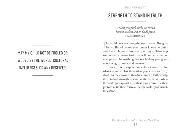 One Minute Prayers To Pray For Your Kids, Book - Prayer