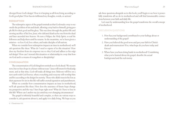 Risen Motherhood, Book - Family