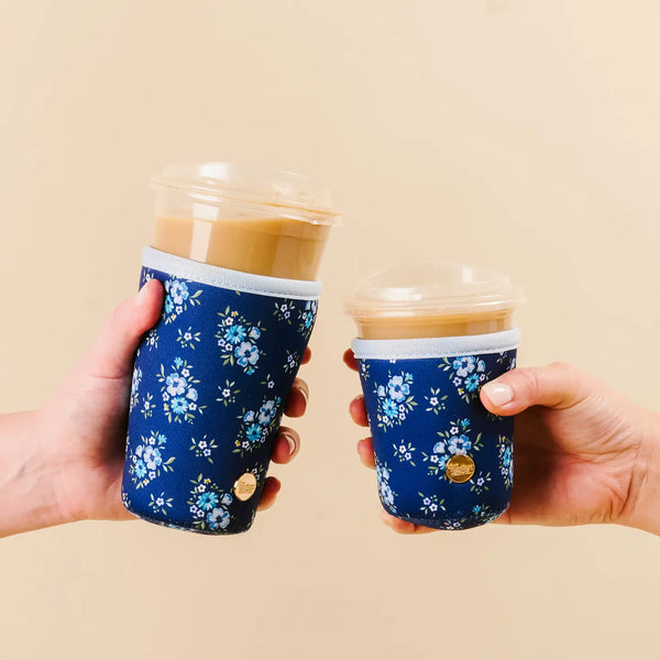 Sip Savvy Drink Sleeve-Endless Daydream Navy Regular
