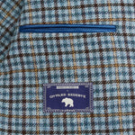 Di Pray Sky/Chocolate Multi Check Sport Coat - Endless Sky