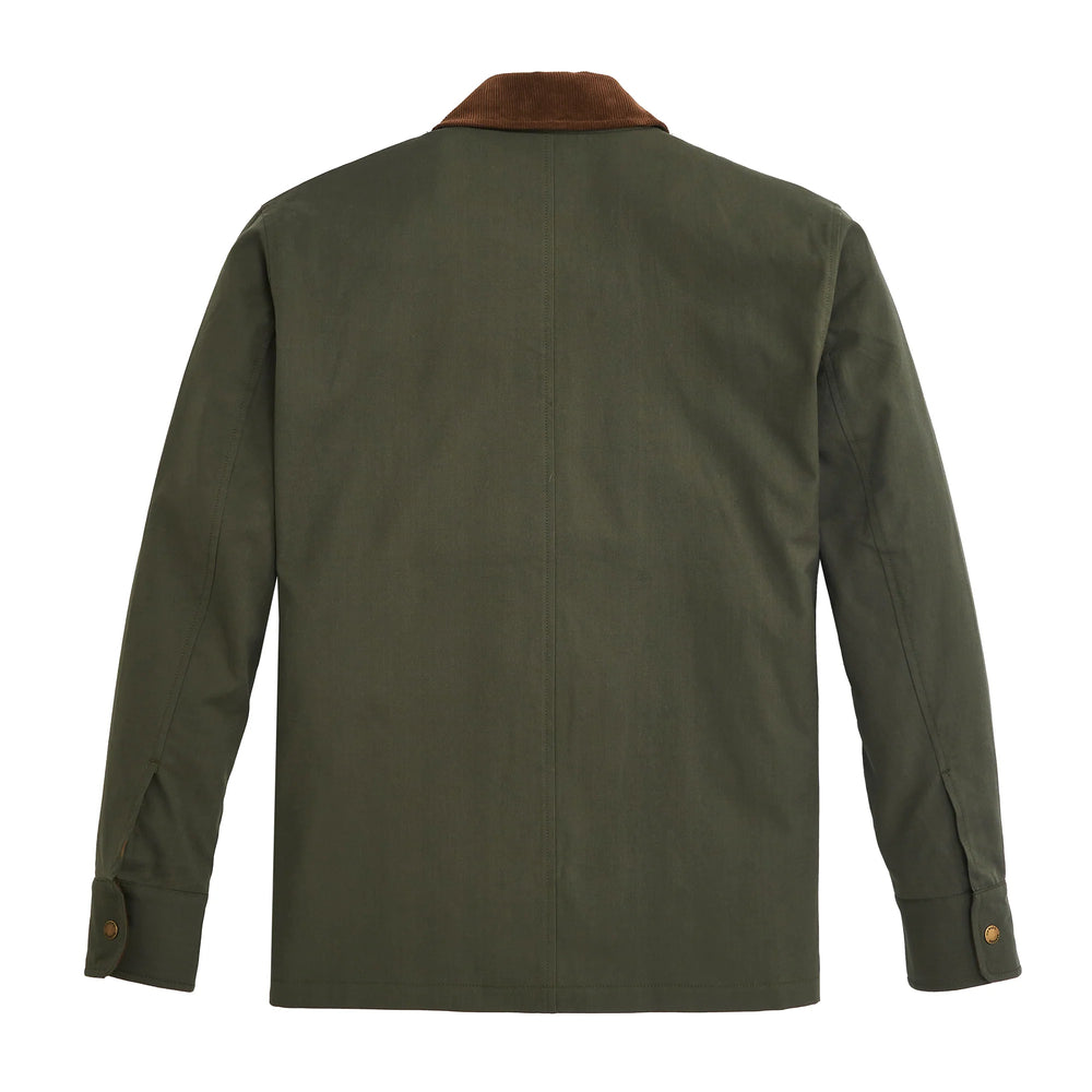 Red Hills Stretch Canvas Coat - Olive