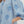 Chambray Embroidered Puff Sleeve Mini Dress