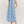 Botanical Chambray Embroidery Sleeveless Midi Dress