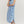 Botanical Chambray Embroidery Sleeveless Midi Dress