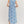 Botanical Chambray Embroidery Sleeveless Midi Dress