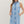 Botanical Chambray Embroidery Sleeveless Midi Dress
