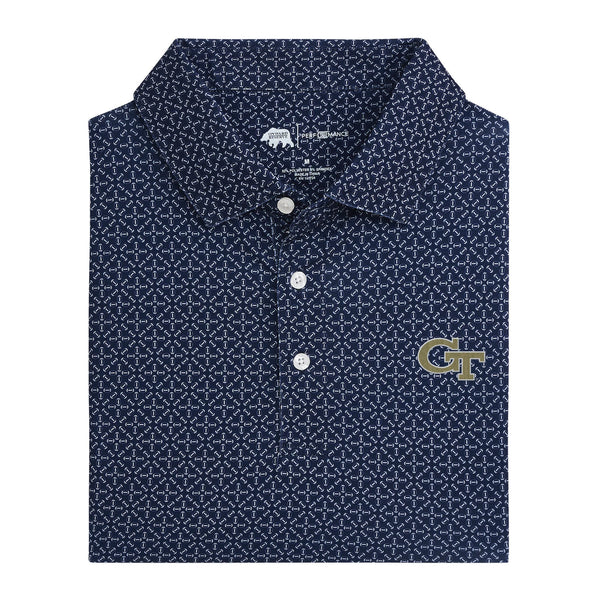 Georgia Tech Gameday Printed Performance Polo