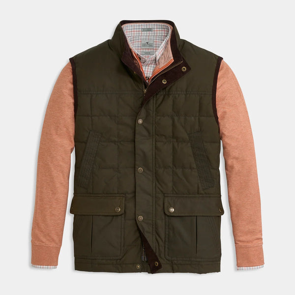 Pine Merritt Waxed Cotton Vest