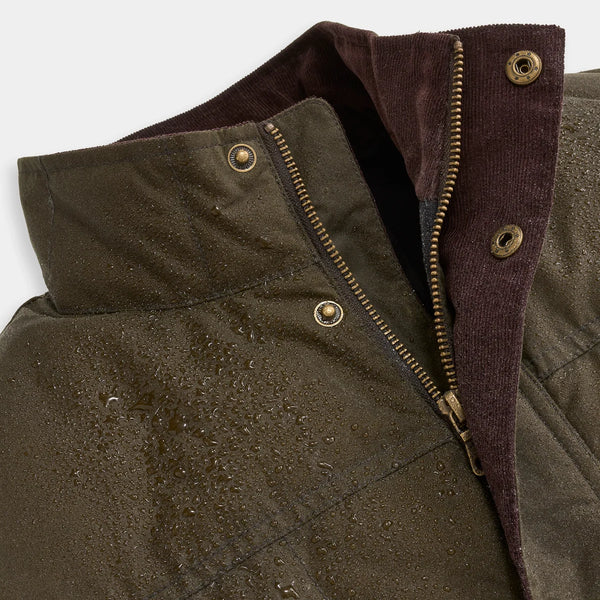 Pine Merritt Waxed Cotton Vest
