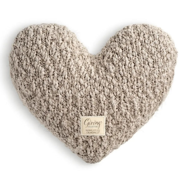 Taupe Giving Heart