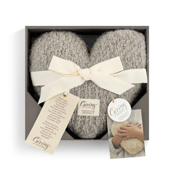 Taupe Giving Heart