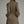 Army Solid Long Balloon Sleeve Mini Dress w Drawstring Waist