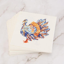 Wolterton Turkey Cocktail Napkins (Pack of 20)