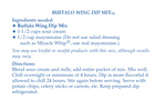 Buffalo Wing Dip Mix