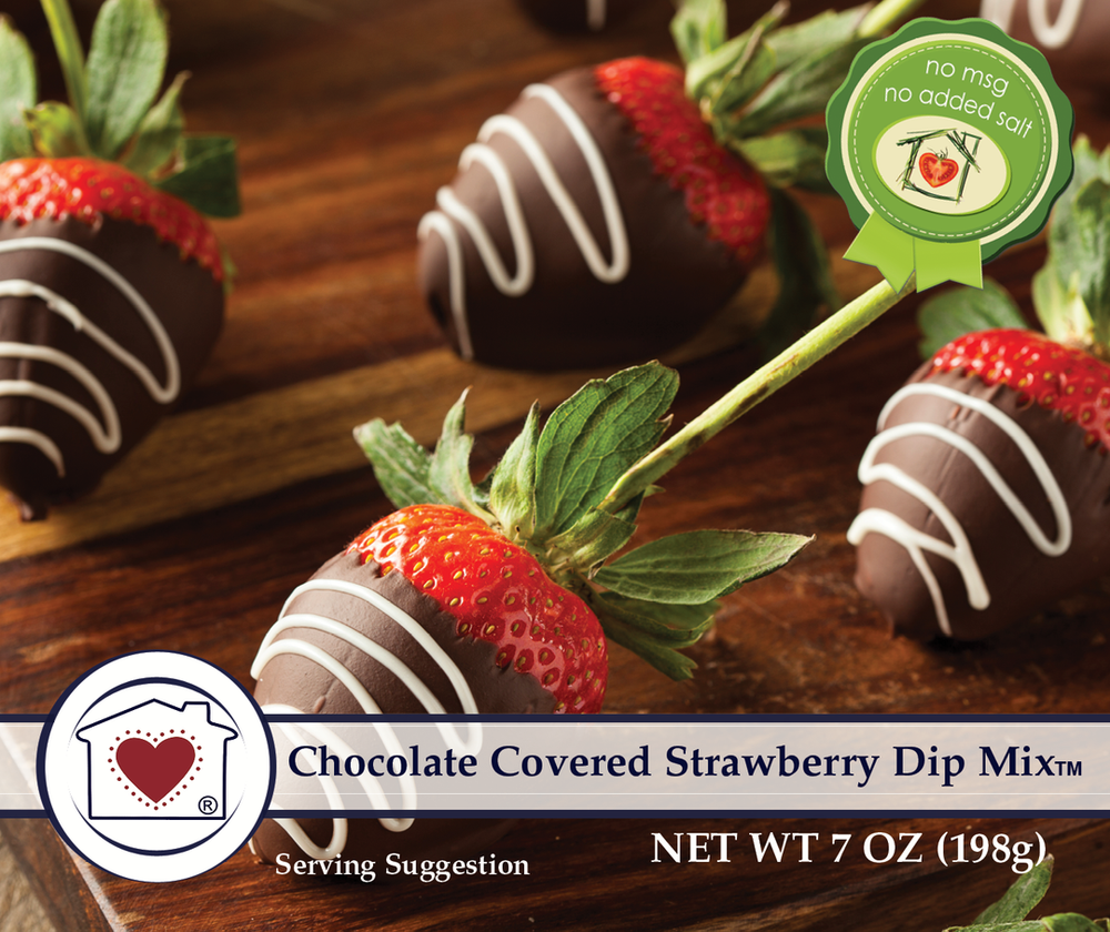 Chocolate Covered Strawberry Dip Mix