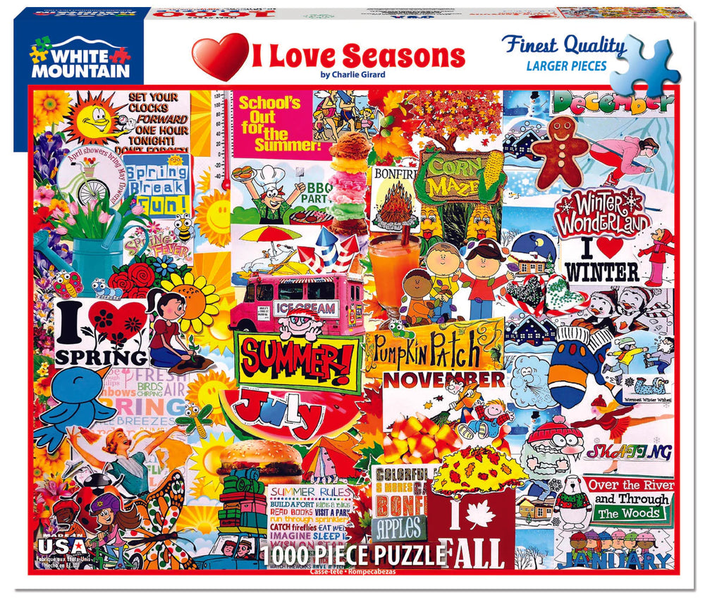 I Love Seasons Puzzle: 1000pz