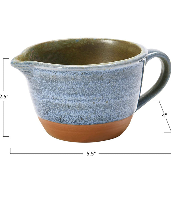 Stoneware Creamer - Reactive Glaze