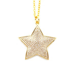 Star on Chain Gold