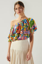 New Guinea Charmer One Shoulder Top