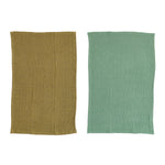Cotton Waffle Weave Tea Towels, Set of 2 in Bag