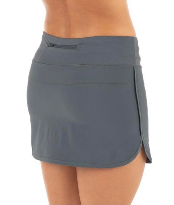WOMEN'S BAMBOO-LINED BREEZE SKORT- Blue Dusk