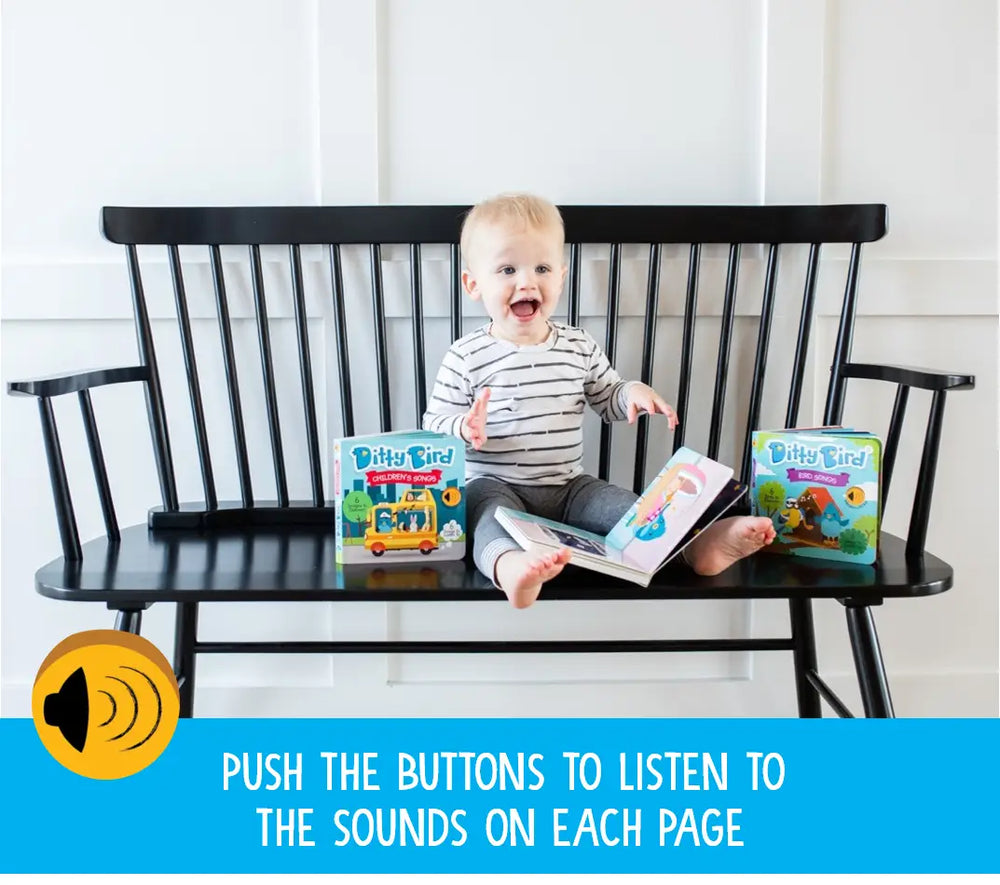 Ditty Bird Baby Sound Book screen-free toy : Funny Songs