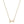Julia Faith Delicate Chain Necklace in Worn Gold