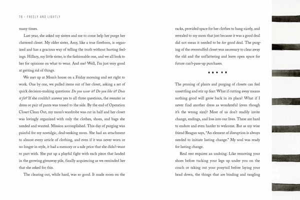 Freely and Lightly, Book - Life & Style