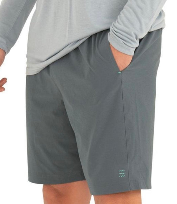 MEN'S LINED BREEZE SHORT - 7.5"- Blue Dusk