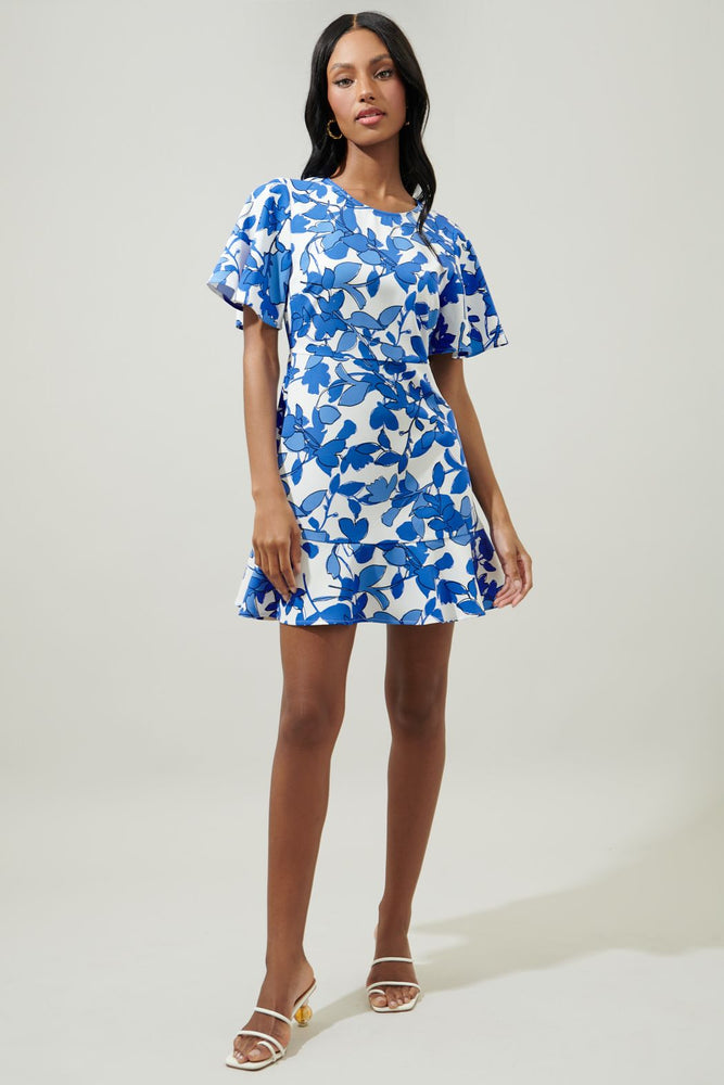 Khol Floral Mini Dress